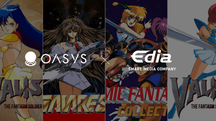 Oasys Signs Exclusive Partnership with Retro Game IP Holder Edia